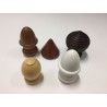 Wood Terminal for Curtain Rod 35mm - Various Colors Available