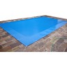 Couverture de piscine sur mesure Chaque 25 cm - Polyéthylène 210 GR/MQ