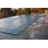 Telo Copertura Piscina Invernale PVC 600gr/mq Occhiellato Ogni 25cm - Su Misura