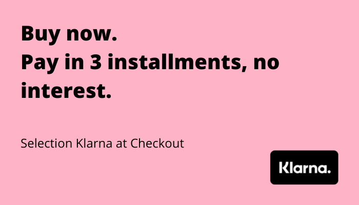 Pay in 3 instalments with KLARNA